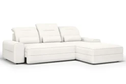 Bogart Narożniki*Narożnik Tulia Mini z elektrycznie wysuwanym siedziskiem / strona prawa / Sierra 741 + Uni 8005