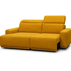 Wajnert Kanapy I Sofy Do Salonu|Sofy Trzyosobowe*Narożnik z elektryczną funkcją wysuwu siedziska Sempre Mistic 105 żółty