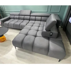 Wersal Narożniki Do Salonu|Narożniki*Narożnik z elektrycznym wysuwem siedziska   Plaza L grafitowy Solar 96