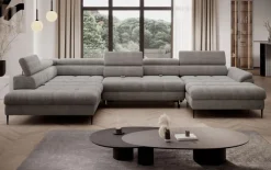 Wersal Narożniki Do Salonu|Narożniki*Narożnik z funkcją spania i pojemnikiem na pościel Empoli XL