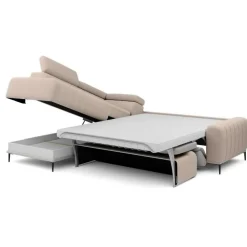 Wersal Narożniki Do Salonu|Narożniki*Narożnik z funkcją spania 140x197 i pojemnikiem lewostronny Gandi Corner Vouge 02 - piaskowy