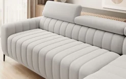 Wersal Narożniki Do Salonu|Narożniki*Narożnik z funkcją spania 140x197 i pojemnikiem prawostronny Gandi Corner Vouge 02 - piaskowy