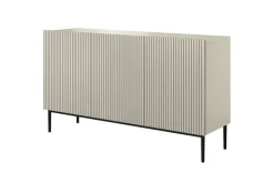 Bogart Komody*NICOLE KOMODA 150 3D - cashmere / czarny stelaż