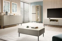 Bogart Komody*NICOLE KOMODA 150 3D - cashmere / czarny stelaż