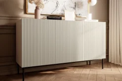 Bogart Komody*NICOLE KOMODA 150 3D - cashmere / czarny stelaż