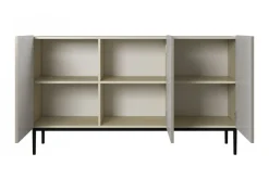 Bogart Komody*NICOLE KOMODA 150 3D - cashmere / czarny stelaż