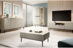 Bogart Komody*NICOLE KOMODA 150 3D - cashmere / czarny stelaż