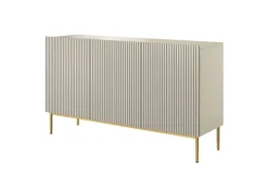 Bogart Komody*NICOLE KOMODA 150 3D - cashmere / złoty stelaż