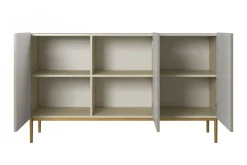 Bogart Komody*NICOLE KOMODA 150 3D - cashmere / złoty stelaż