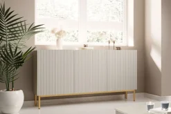 Bogart Komody*NICOLE KOMODA 150 3D - cashmere / złoty stelaż