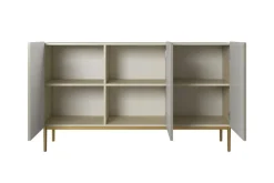 Bogart Komody*NICOLE KOMODA 150 3D - cashmere / złoty stelaż