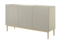 Bogart Komody*NICOLE KOMODA 150 3D - cashmere / złoty stelaż