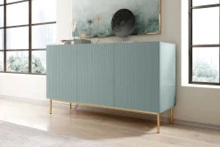 Bogart Komody*NICOLE KOMODA 150 3D - fjord / złoty stelaż