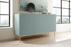 Bogart Komody*NICOLE KOMODA 150 3D - fjord / złoty stelaż