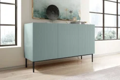 Bogart Komody*NICOLE KOMODA 150 3D - fjord / czarny stelaż