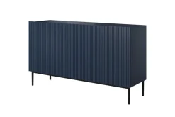 Bogart Komody*NICOLE KOMODA 150 3D - wave blue / czarny stelaż