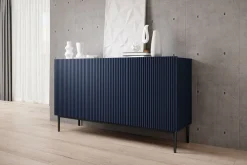 Bogart Komody*NICOLE KOMODA 150 3D - wave blue / czarny stelaż