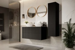 Bogart Szafki I Regały*NICOLE SŁUPEK ŁAZIENKOWY 140 1D - czarny mat