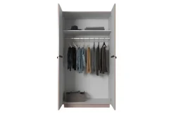 Bogart Szafy*NICOLE SZAFA 100 2D - anticrosa / złote uchwyty / cokół