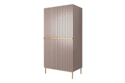 Bogart Szafy*NICOLE SZAFA 100 2D - anticrosa / złoty stelaż