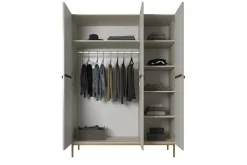 Bogart Szafy*NICOLE SZAFA 150 3D - cashmere / złoty stelaż