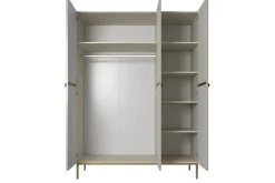 Bogart Szafy*NICOLE SZAFA 150 3D - cashmere / złoty stelaż