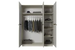 Bogart Szafy*NICOLE SZAFA 150 3D - cashmere / złote uchwyty / cokół