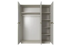 Bogart Szafy*NICOLE SZAFA 150 3D - cashmere / złote uchwyty / cokół