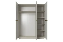 Bogart Szafy*NICOLE SZAFA 150 3D - cashmere / złote uchwyty / cokół