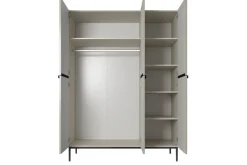 Bogart Szafy*NICOLE SZAFA 150 3D - cashmere / czarny stelaż