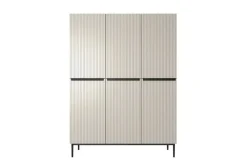 Bogart Szafy*NICOLE SZAFA 150 3D - cashmere / czarny stelaż