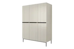 Bogart Szafy*NICOLE SZAFA 150 3D - cashmere / czarny stelaż