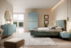 Bogart Szafy*NICOLE SZAFA 100 2D - fjord / złoty stelaż