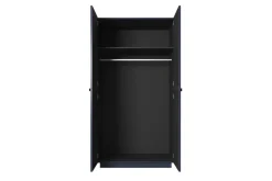 Bogart Szafy*NICOLE SZAFA 100 2D - wave blue / złote uchwyty / cokół