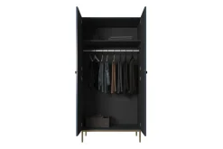 Bogart Szafy*NICOLE SZAFA 100 2D - wave blue / złoty stelaż