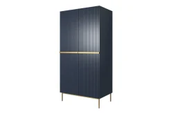 Bogart Szafy*NICOLE SZAFA 100 2D - wave blue / złoty stelaż