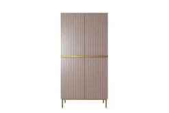 Bogart Szafy*NICOLE SZAFA 100 2D2SZ - anticrosa / złoty stelaż