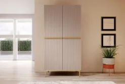 Bogart Szafy*NICOLE SZAFA 100 2D2SZ - anticrosa / złoty stelaż