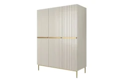 Bogart Szafy*NICOLE SZAFA 150 3D2SZ - cashmere / złoty stelaż