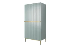 Bogart Szafy*NICOLE SZAFA 100 2D2SZ - fjord / złoty stelaż