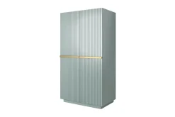 Bogart Szafy*NICOLE SZAFA 100 2D2SZ - fjord / złote uchwyty / cokół