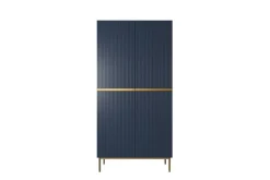 Bogart Szafy*NICOLE SZAFA 100 2D2SZ - wave blue / złoty stelaż