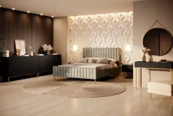 Bogart Szafki I Regały*NICOLE SZAFKA NOCNA 46 1SZ (2 szt.) - czarny mat / wisząca