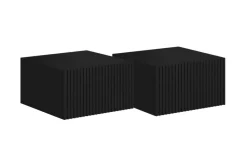 Bogart Szafki I Regały*NICOLE SZAFKA NOCNA 46 1SZ (2 szt.) - czarny mat / wisząca