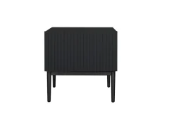 Bogart Szafki I Regały*NICOLE SZAFKA NOCNA 46 1SZ (2 szt.) - czarny mat / czarny stelaż