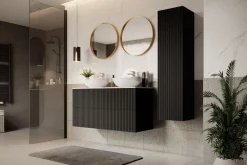 Bogart Szafki I Regały*NICOLE SZAFKA POD UMYWALKĘ 60 2SZ - czarny mat