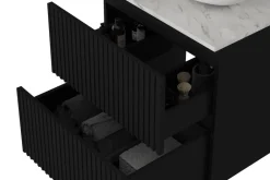 Bogart Szafki I Regały*NICOLE SZAFKA POD UMYWALKĘ 60 2SZ - czarny mat