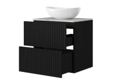 Bogart Szafki I Regały*NICOLE SZAFKA POD UMYWALKĘ 60 2SZ - czarny mat