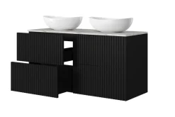 Bogart Szafki I Regały*NICOLE SZAFKA POD UMYWALKĘ 60 2SZ - czarny mat