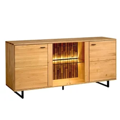 Dekort Komody Do Biura|Komody Do Przedpokoju*Niska nowoczesna drewniana komoda Tramonto TYP 49